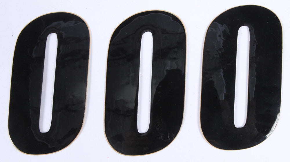 D'COR NUMBER 0 BLACK 4" 3/PK 45-24-0