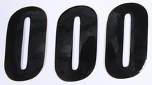 Load image into Gallery viewer, D'COR NUMBER 0 BLACK 4" 3/PK 45-24-0
