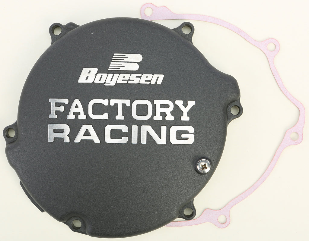 BOYESEN FACTORY RACING CLUTCH COVER BLACK CC-11B
