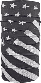 ZAN MOTLEY TUBE POLYESTER BLACK/WHITE FLAG T091