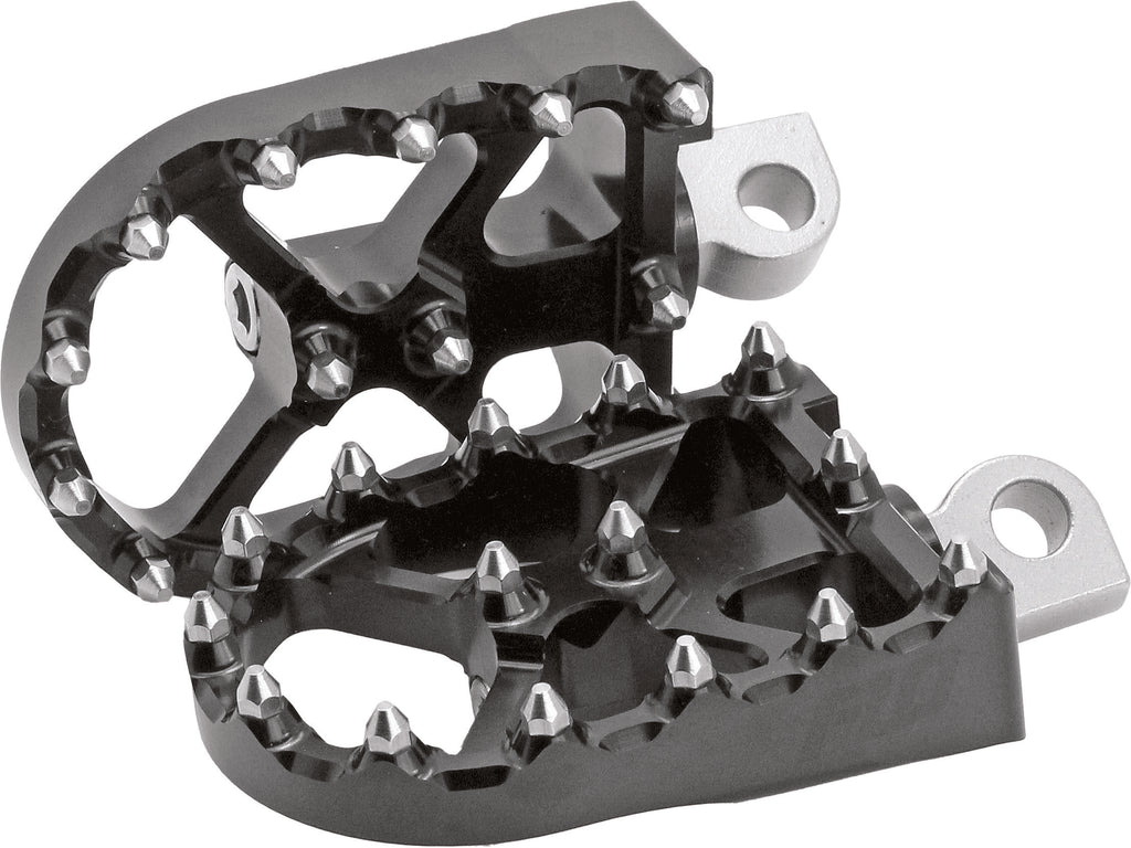 FLO MOTORSPORTS BMX STYLE FOOT PEGS BLACK FPEG-800V3BLK