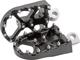 FLO MOTORSPORTS BMX STYLE FOOT PEGS BLACK FPEG-800V3BLK