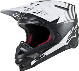 ALPINESTARS S.TECH M10 DYNO HELMET MATTE BLACK/WHITE XL 8301119-1301-X