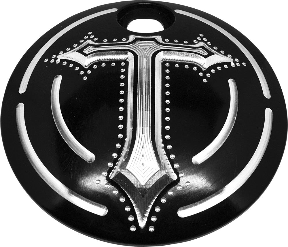PREC. BILLET FUEL DOOR DARKSIDE BLACK DRK-530-08UP-BLK