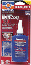 PERMATEX HIGH STRENGTH THREADLOCKER RED 36 ML 27140