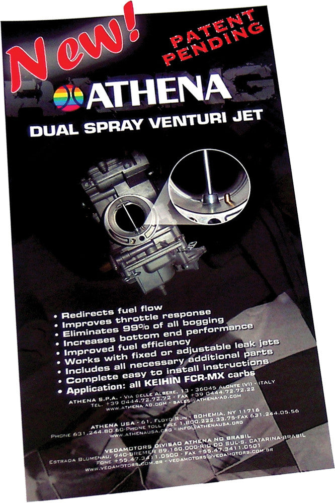 ATHENA DUAL SPRAY VENTURI JET KIT KEIHIN FCR ALL P400000180002