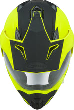 Load image into Gallery viewer, GMAX GM-11 DUAL-SPORT SCUD HELMET MATTE HI-VIS/BLACK XL G1113687