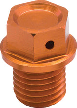 Load image into Gallery viewer, ZETA MAGNETIC DRAIN PLUG ORANGE ZE58-1517