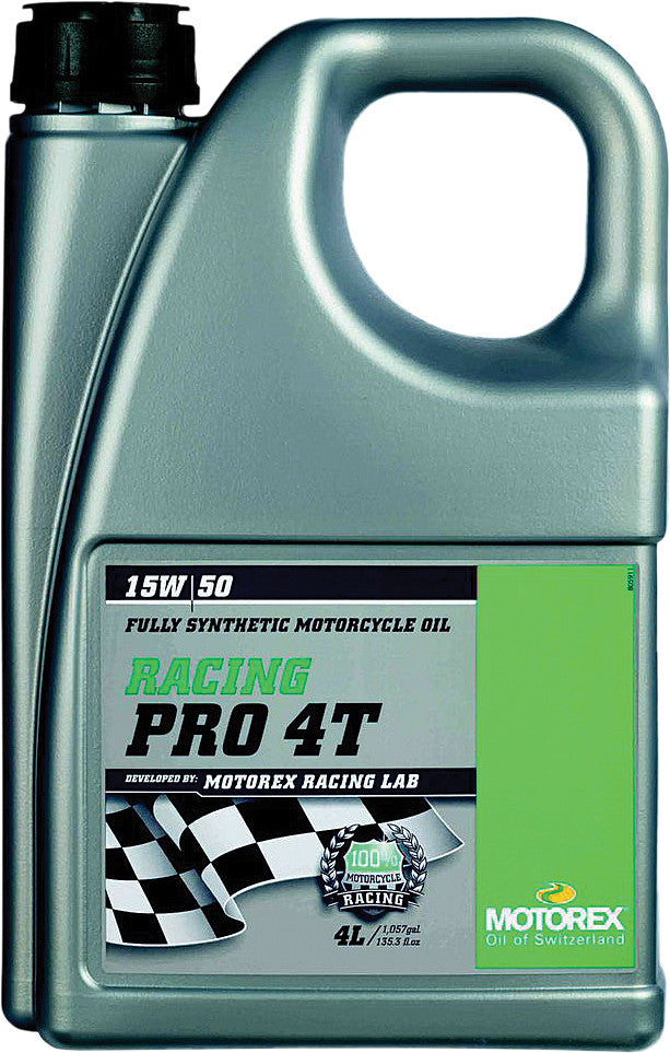 MOTOREX RACING PRO 4T 15W50 (4 LITERS) 102287