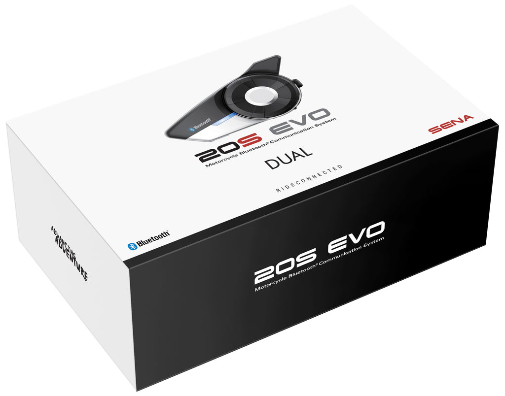 SENA 20S EVO BLUETOOTH 4.1 COMM SYSTEM 2/PK 20S-EVO-01D