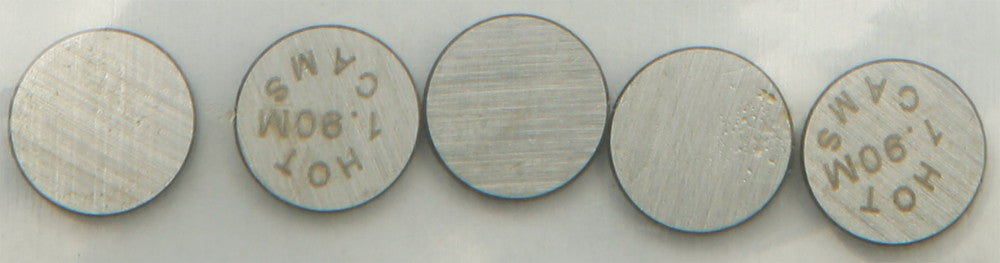 HOT CAMS VALVE SHIMS 7.48X1.90MM 5/PK 5PK748190