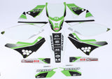 D'COR KAWASAKI RACELINE GRAPHICS COMPLETE KIT BLACK 20-20-225