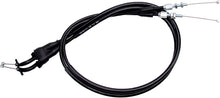 Load image into Gallery viewer, MOTION PRO BLACK VINYL THROTTLE PUSH-PULL CABLE SET 10-0111