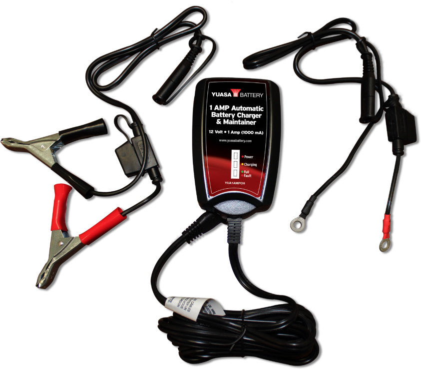 YUASA BATTERY CHARGER 12V/1A YUA1AMPCH