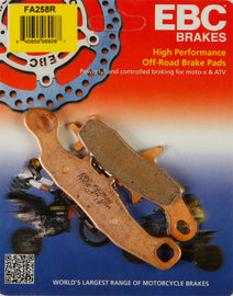 EBC BRAKE PADS FA258R-atv motorcycle utv parts accessories gear helmets jackets gloves pantsAll Terrain Depot