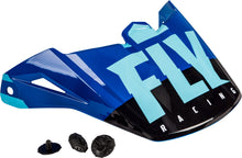 Load image into Gallery viewer, FLY RACING KINETIC THRIVE HELMET VISOR BLUE/WHITE 73-88184