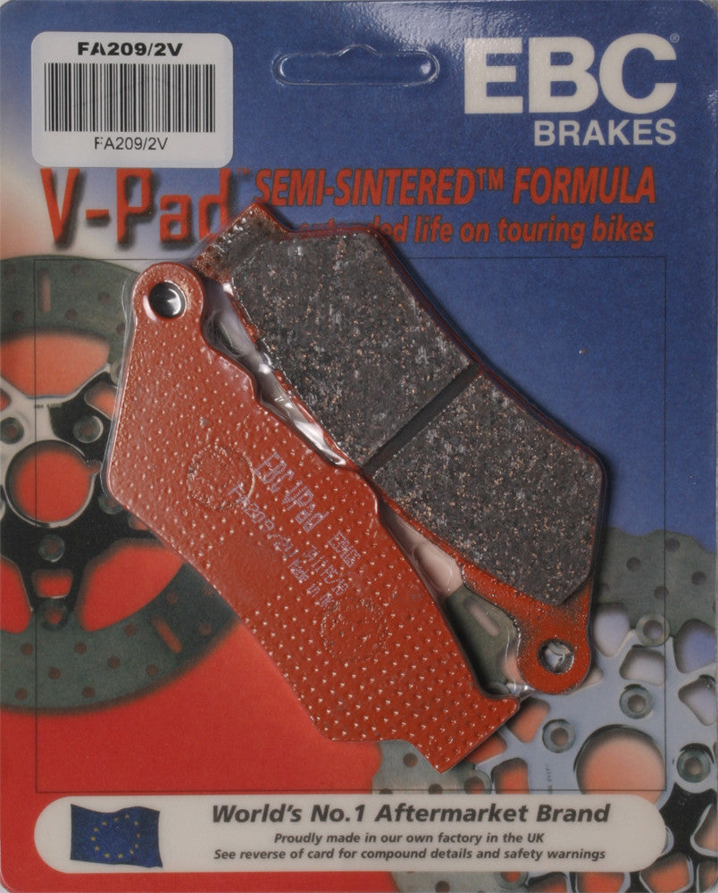 EBC BRAKE PADS V-SERIES FA209/2V-atv motorcycle utv parts accessories gear helmets jackets gloves pantsAll Terrain Depot