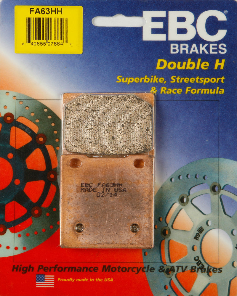 EBC BRAKE PADS FA63HH-atv motorcycle utv parts accessories gear helmets jackets gloves pantsAll Terrain Depot