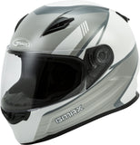 GMAX FF-49 FULL-FACE DEFLECT HELMET WHITE/GREY XS G1494463