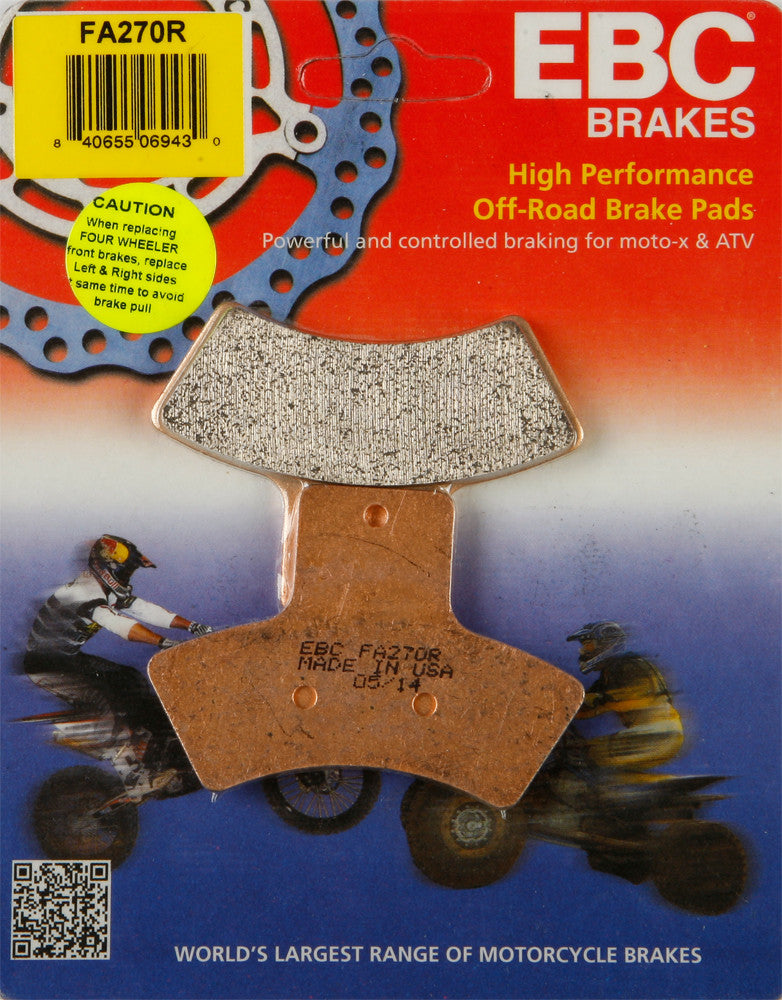 EBC BRAKE PADS FA270R-atv motorcycle utv parts accessories gear helmets jackets gloves pantsAll Terrain Depot
