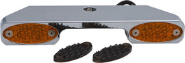 PRO ONE TURN SIGNAL BAR W/AMBER LED NARROW GLIDE CHR 909101