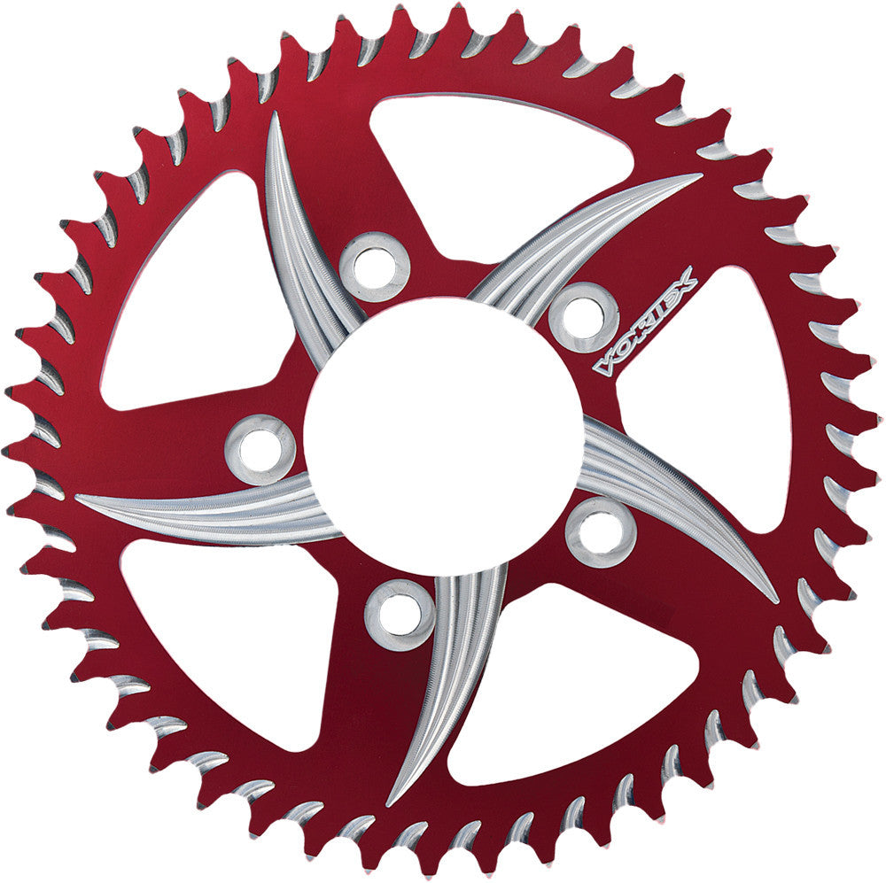 VORTEX CAT5 REAR ALUMINUM SPROCKET RED 38T 110AZR-38-atv motorcycle utv parts accessories gear helmets jackets gloves pantsAll Terrain Depot