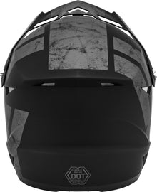 GMAX MX-46 OFF-ROAD DOMINANT HELMET MATTE BLACK/GREY LG G3464506