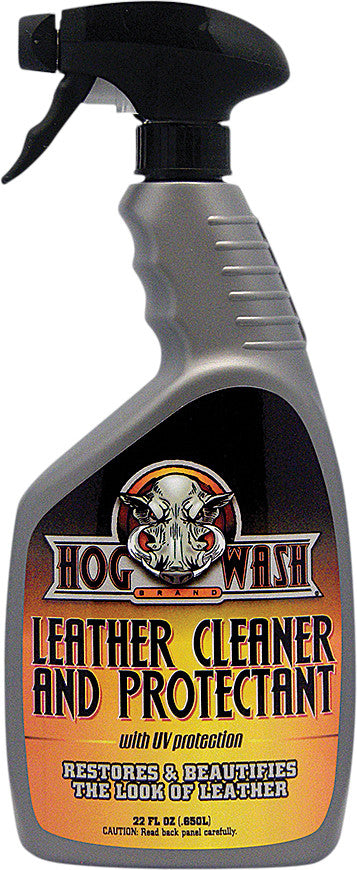 HOG WASH LEATHER CLEANER & PROTECTANT W/UV PROTECTION 22OZ HW0549