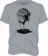 Load image into Gallery viewer, HIGHWAY 21 BLOOD TYPE TEE HEATHER 2X #6331 489-1926~6