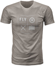 Load image into Gallery viewer, FLY RACING FLY ALL THINGS MOTO TEE STONE GREY SM 352-1213S