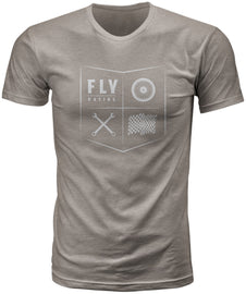 FLY RACING FLY ALL THINGS MOTO TEE STONE GREY SM 352-1213S