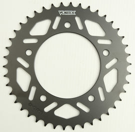 VORTEX STEEL REAR SPROCKET BLACK 42T 654AS-42