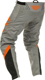 FLY RACING F-16 PANTS GREY/BLACK/ORANGE SZ 22 373-93522