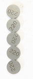 K&L VALVE SHIMS 2.20MMX13MM 5/PK 13-7683