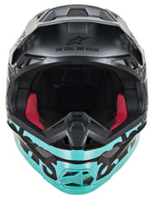 Load image into Gallery viewer, ALPINESTARS S.TECH S-M8 RADIUM HELMET BLACK/GREY/TEAL XS 8301519-1306-XS