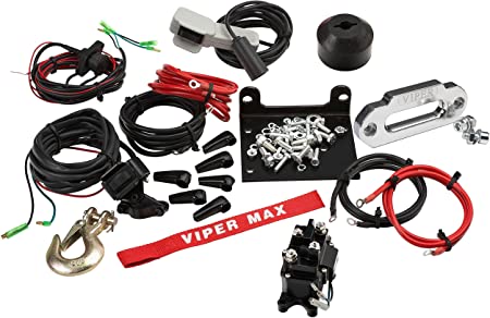 Viper Max ATV/UTV 3000LB Winch Synthetic Rope