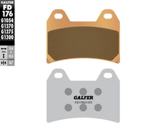 Load image into Gallery viewer, GALFER BRAKE PADS SINTERED CERAMIC FD176G1375 FD176G1375
