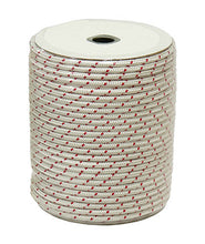 Load image into Gallery viewer, SP1 POLY STARTER ROPE 4.5MM X 250' POLYESTER WHITE/RED SM-11033B-1