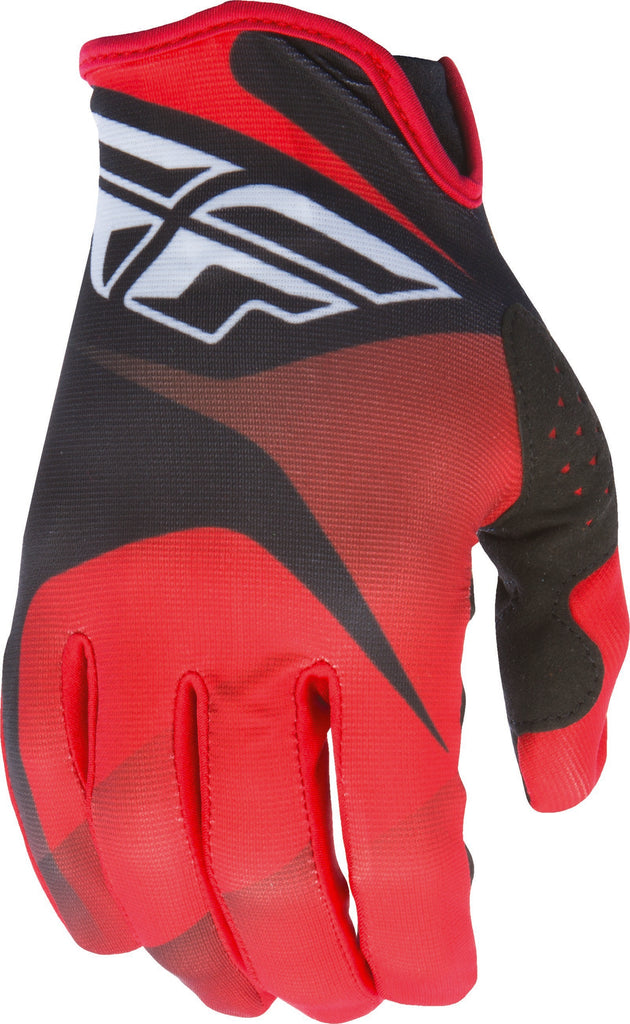FLY RACING LITE GLOVE RED/BLACK/WHITE SZ 5 YM 370-01205-atv motorcycle utv parts accessories gear helmets jackets gloves pantsAll Terrain Depot