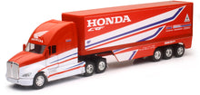Load image into Gallery viewer, NEW-RAY REPLICA 1:32 SEMI TRUCK 17 HONDA RACE TRUCK 10893