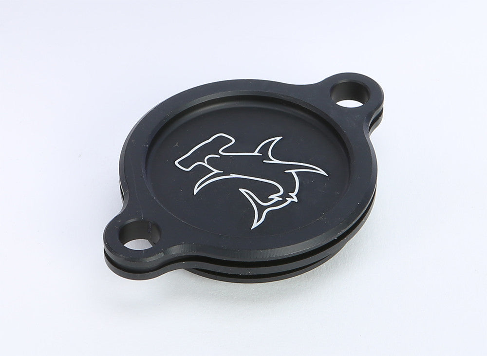 HAMMERHEAD OIL FILTER COVER KX250F 04-15 BLACK 60-0342-00-60