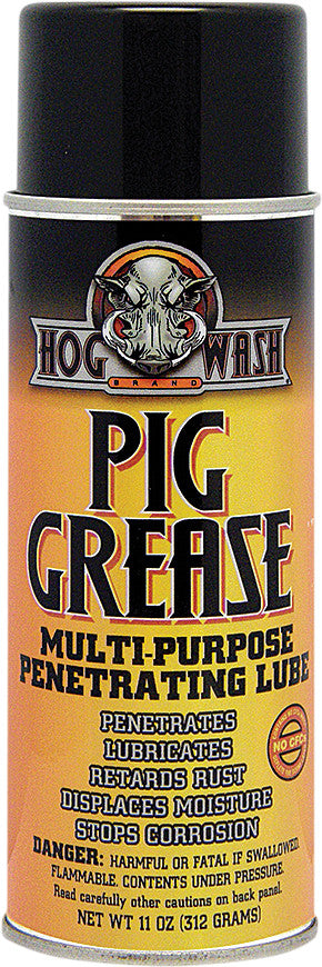 HOG WASH PIG GREASE MULTI-PURPOSE PENETRATING LUBE 11OZ HW0800