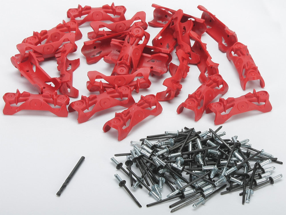 SPG 24/PK FOOTLOK CLEATS RED FLTC500-RD-atv motorcycle utv parts accessories gear helmets jackets gloves pantsAll Terrain Depot