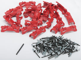 SPG 24/PK FOOTLOK CLEATS RED FLTC500-RD-atv motorcycle utv parts accessories gear helmets jackets gloves pantsAll Terrain Depot