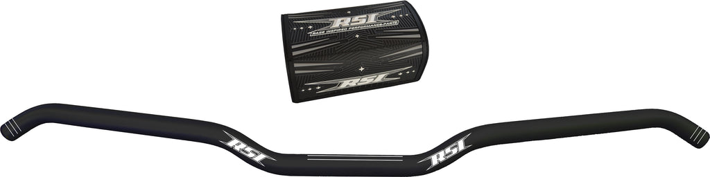 RSI HUSTLER 7/8" HANDLEBAR 1" RISE BLACK T6-10R-1