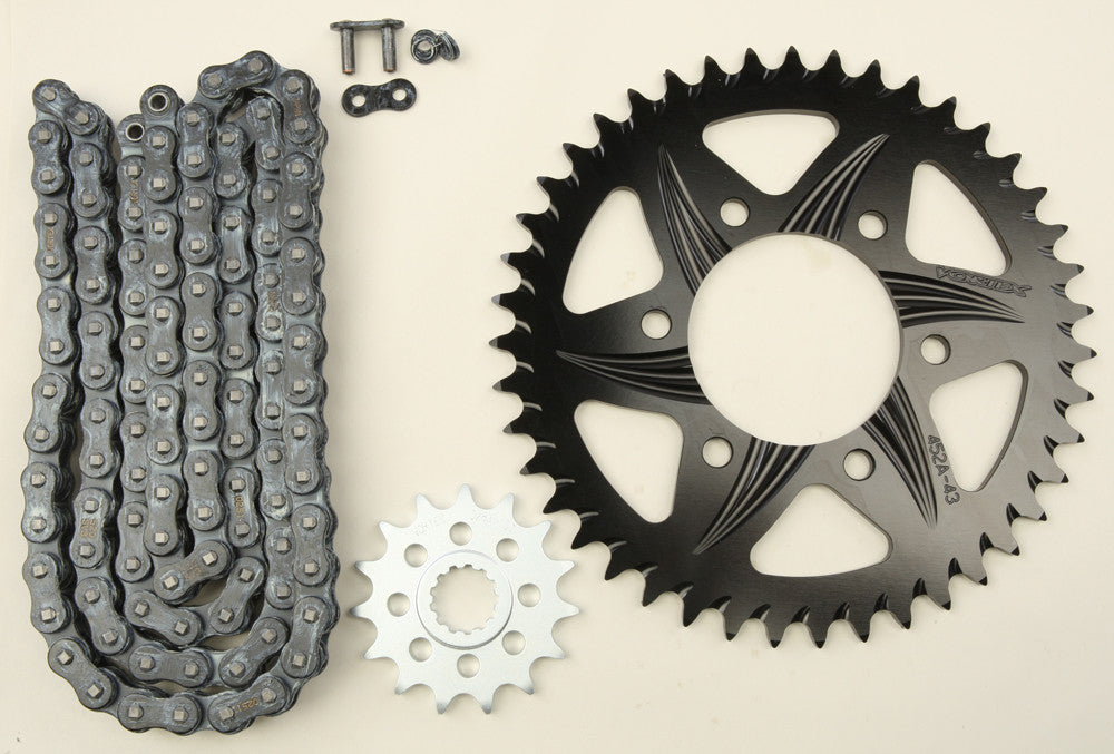VORTEX SPROCKET/CHAIN KIT BLACK CK4212-atv motorcycle utv parts accessories gear helmets jackets gloves pantsAll Terrain Depot