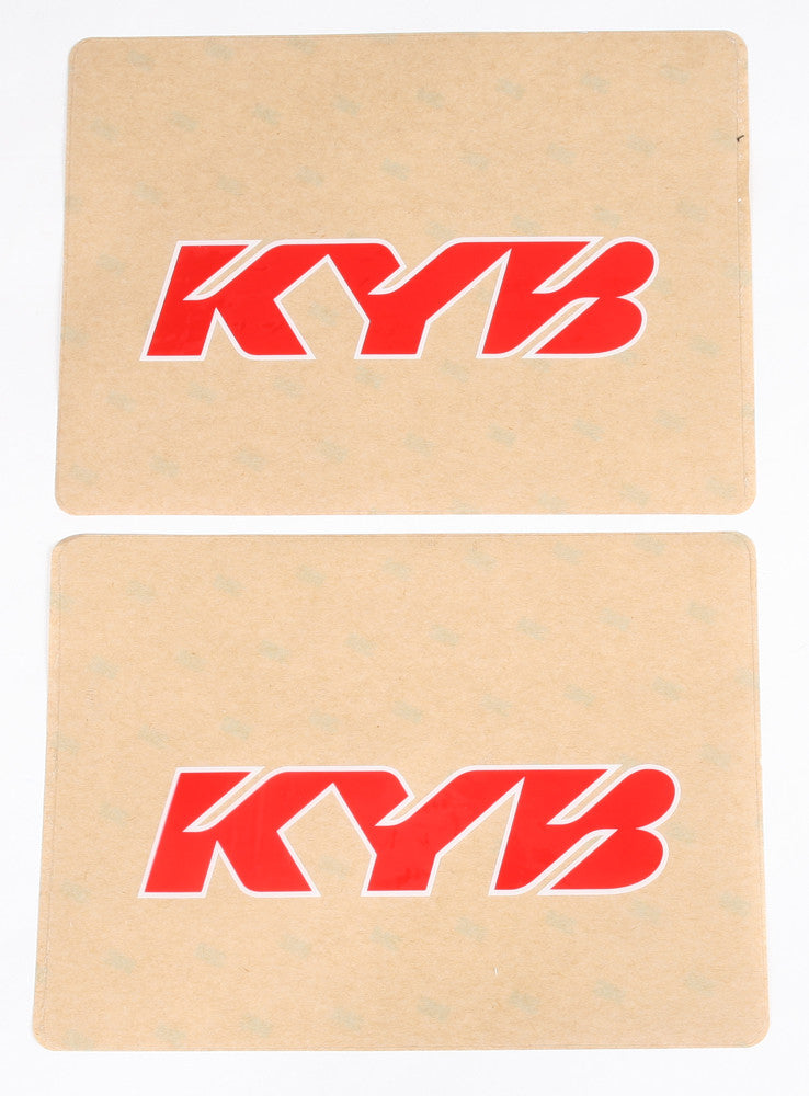 D'COR UPPER FORK DECAL KYB RED 40-80-123