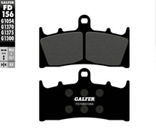 Load image into Gallery viewer, GALFER BRAKE PADS SEMI METALLIC FD156G1054 FD156G1054
