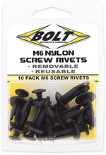 Load image into Gallery viewer, BOLT M6 SCREW RIVET KIT 10/PK 2005-6SCRW