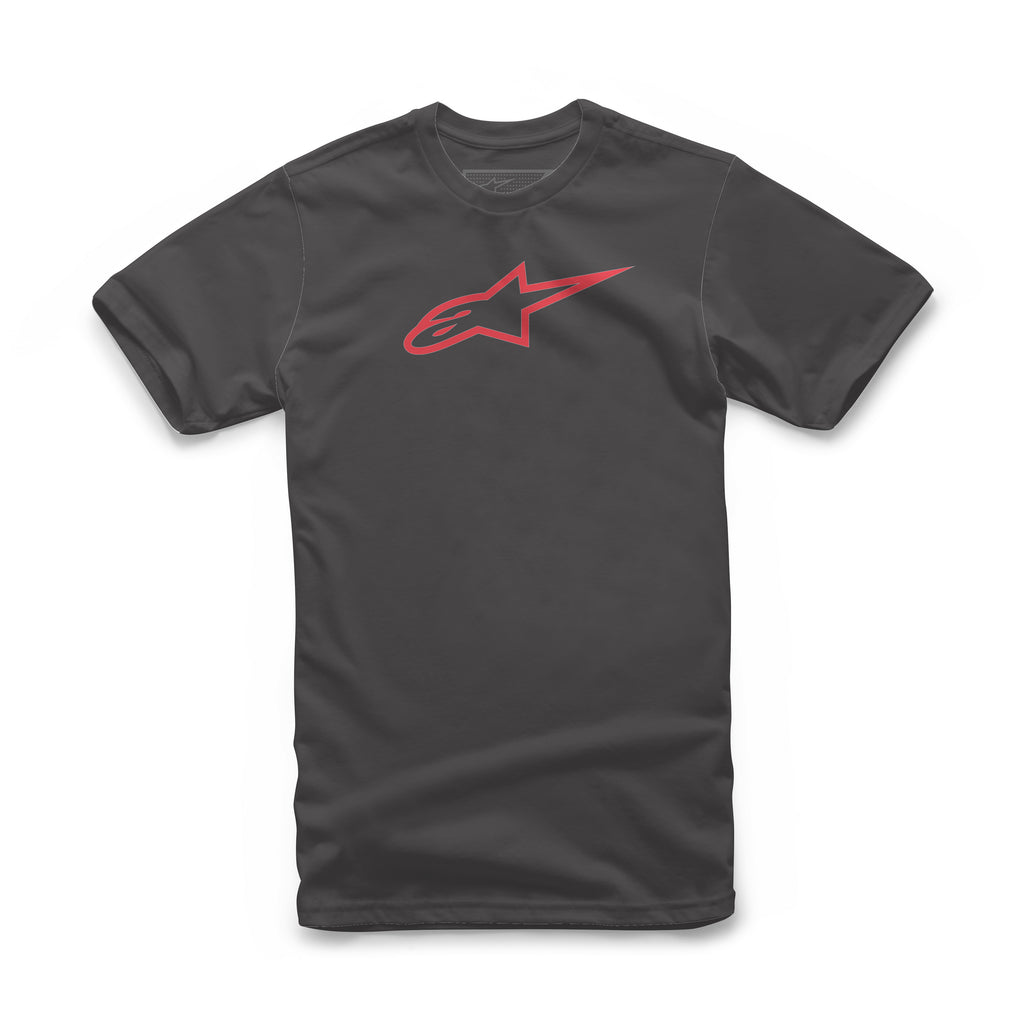 ALPINESTARS AGELESS TEE BLACK/RED MD 1032-72030-1030-MD